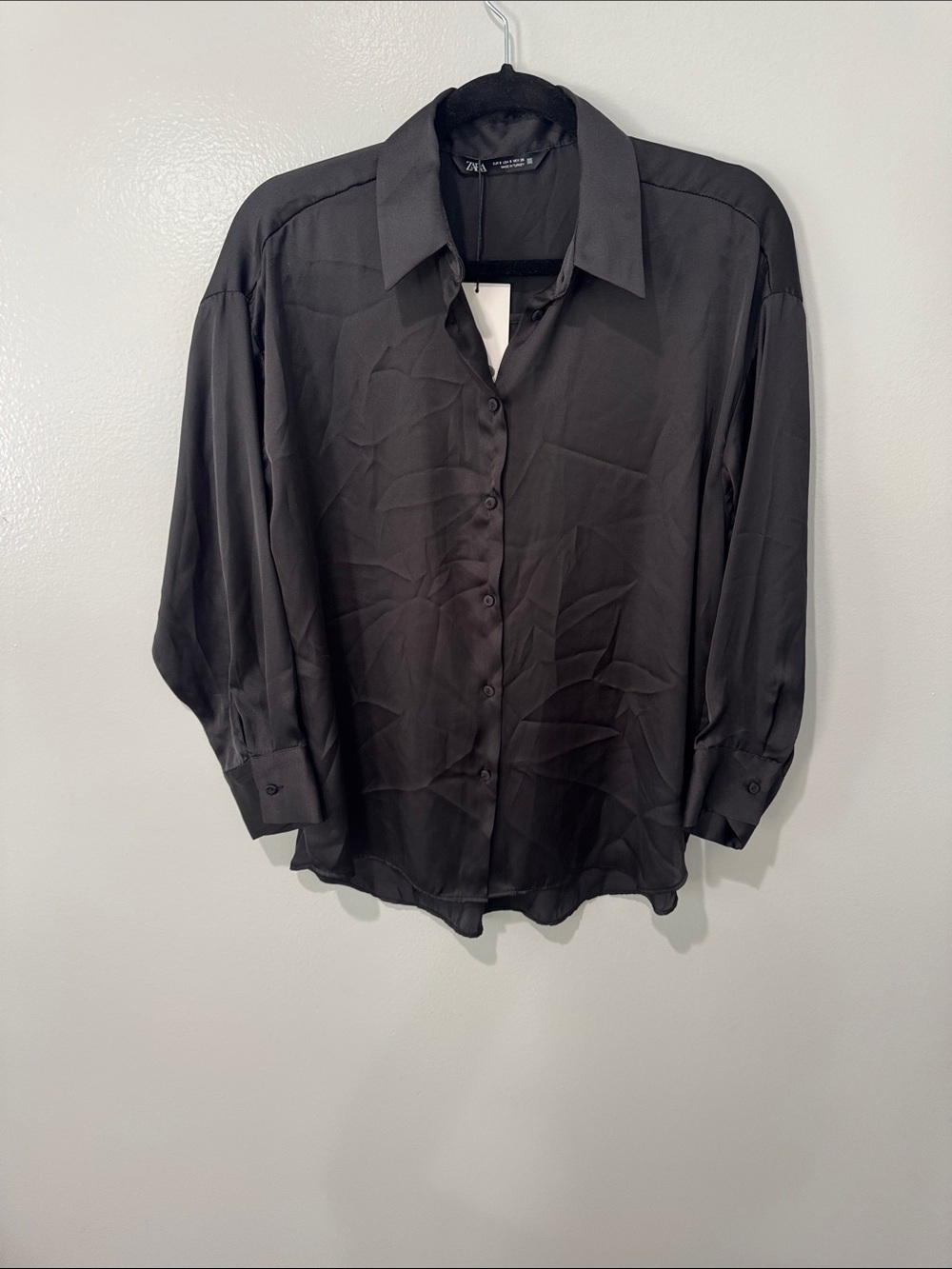 Zara Women's Button Up Top New With Tags Size Small Career Wear Business Casual